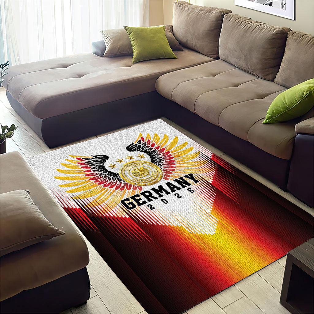 Germany Football 2026 Area Rug Deutschland Eagle Wings Special Style