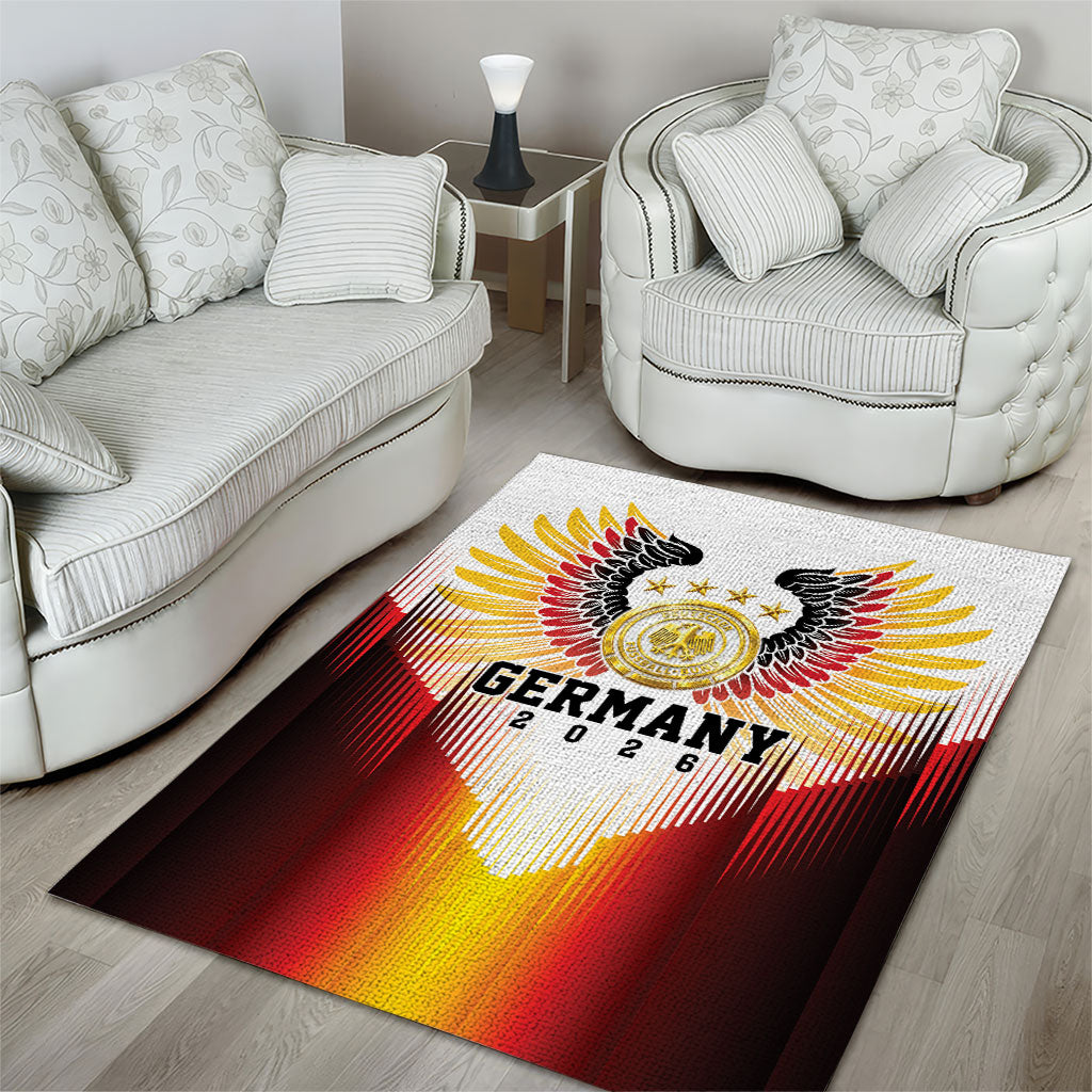 Germany Football 2026 Area Rug Deutschland Eagle Wings Special Style