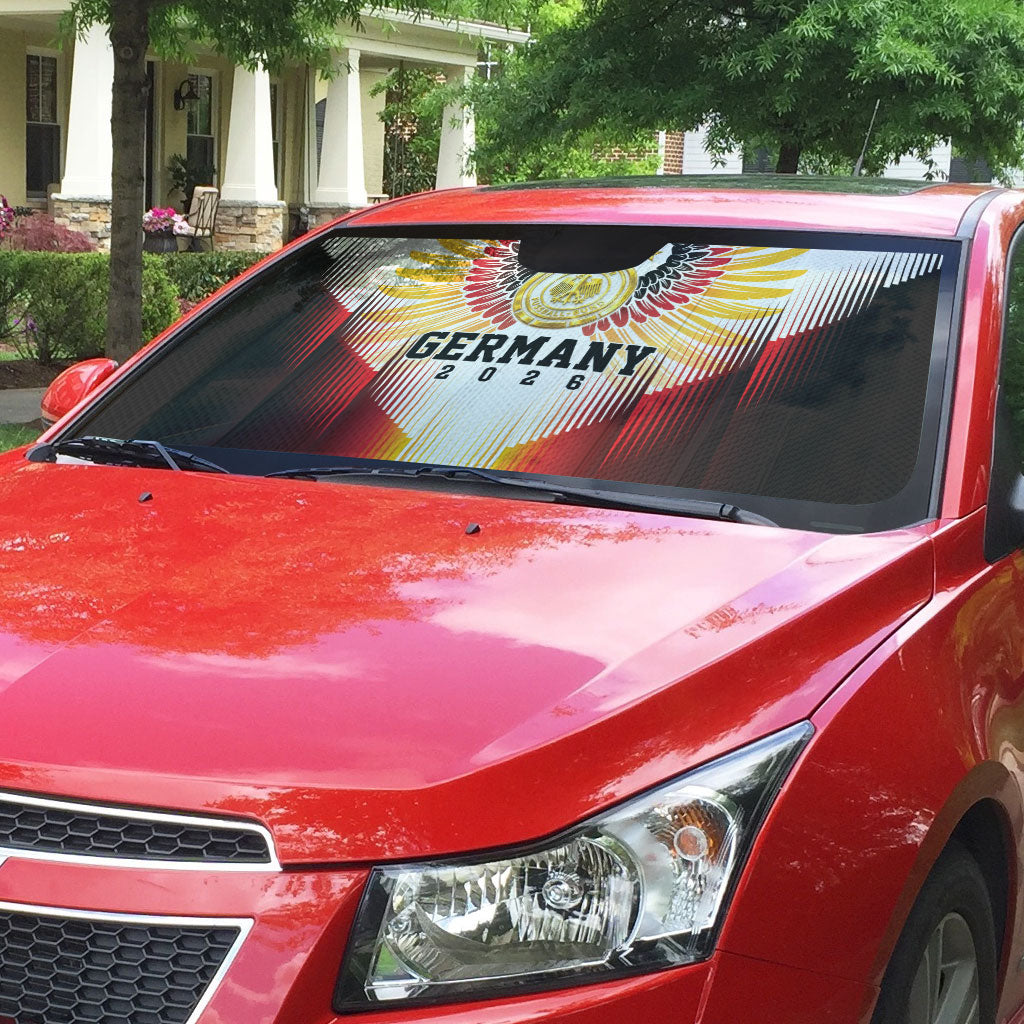 Germany Football 2026 Auto Sun Shade Deutschland Eagle Wings Special Style