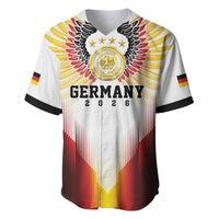 Custom Germany Football 2026 Baseball Jersey Deutschland Eagle Wings Special Style