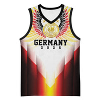 Custom Germany Football 2026 Basketball Jersey Deutschland Eagle Wings Special Style