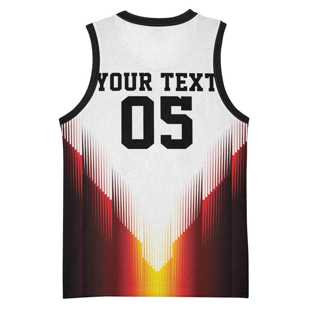 Custom Germany Football 2026 Basketball Jersey Deutschland Eagle Wings Special Style