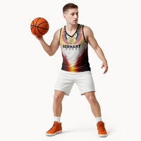 Custom Germany Football 2026 Basketball Jersey Deutschland Eagle Wings Special Style