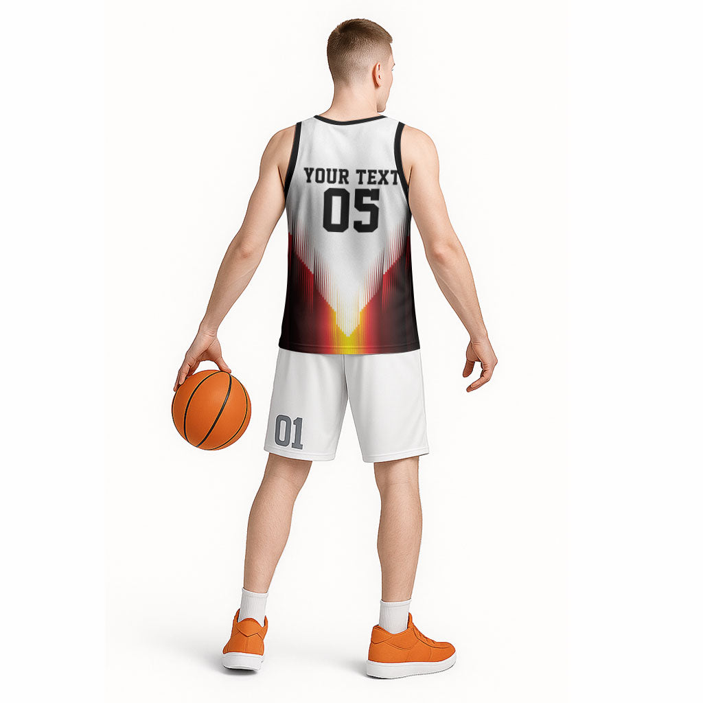 Custom Germany Football 2026 Basketball Jersey Deutschland Eagle Wings Special Style