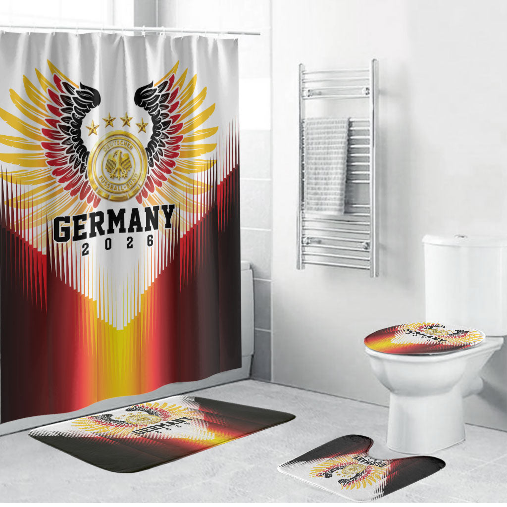 Germany Football 2026 Bathroom Set Deutschland Eagle Wings Special Style