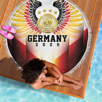 Germany Football 2026 Beach Blanket Deutschland Eagle Wings Special Style