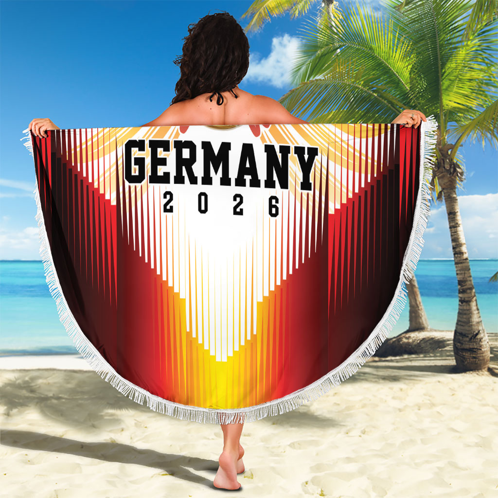Germany Football 2026 Beach Blanket Deutschland Eagle Wings Special Style