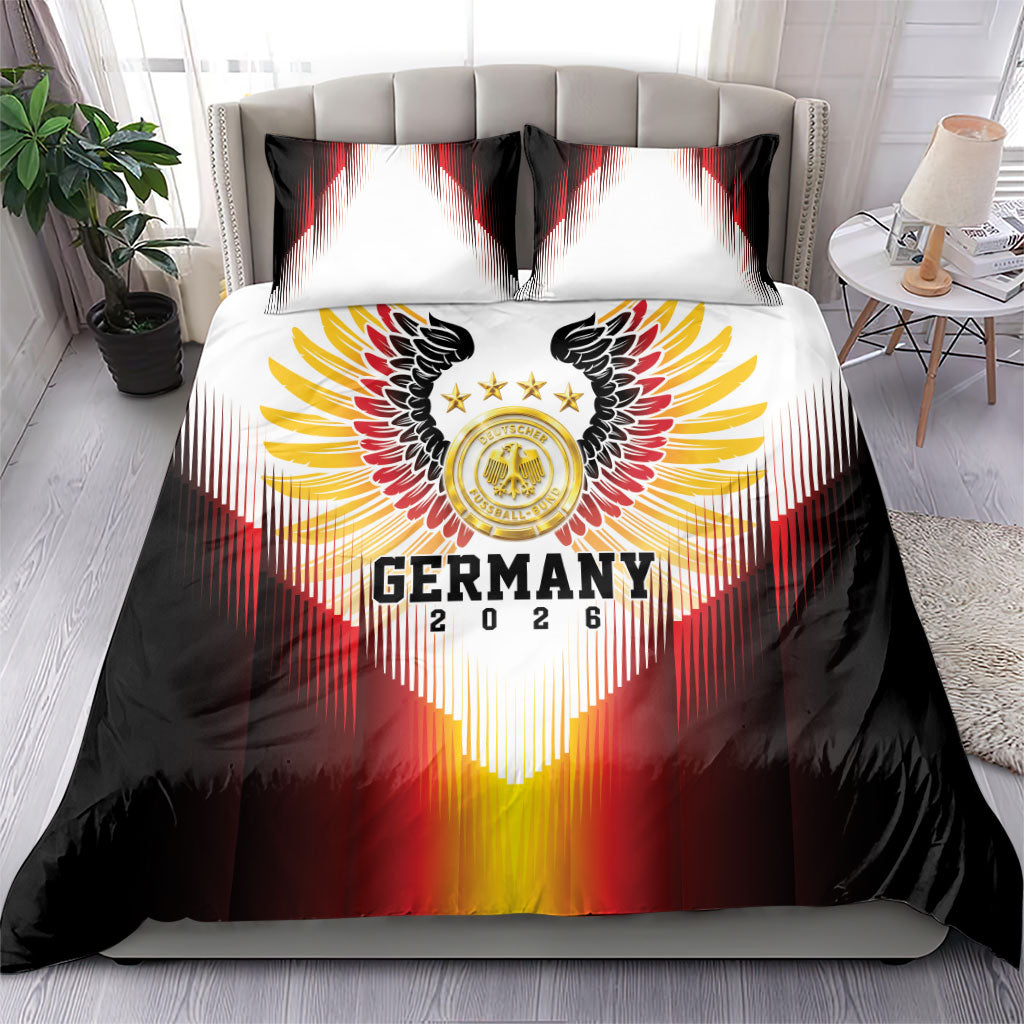 Germany Football 2026 Bedding Set Deutschland Eagle Wings Special Style