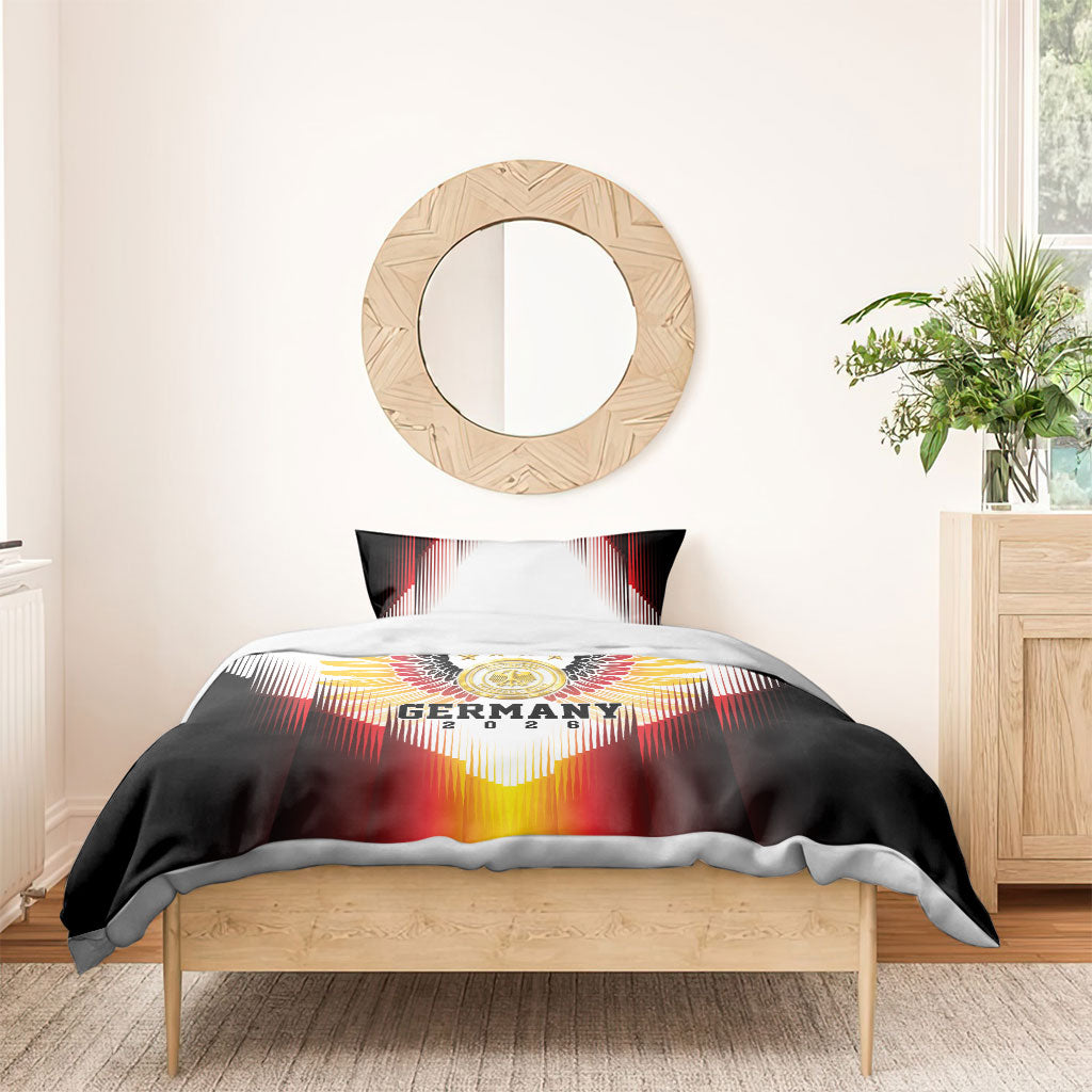 Germany Football 2026 Bedding Set Deutschland Eagle Wings Special Style