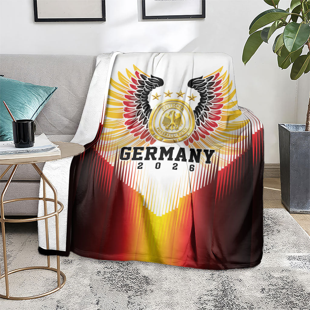 Germany Football 2026 Blanket Deutschland Eagle Wings Special Style
