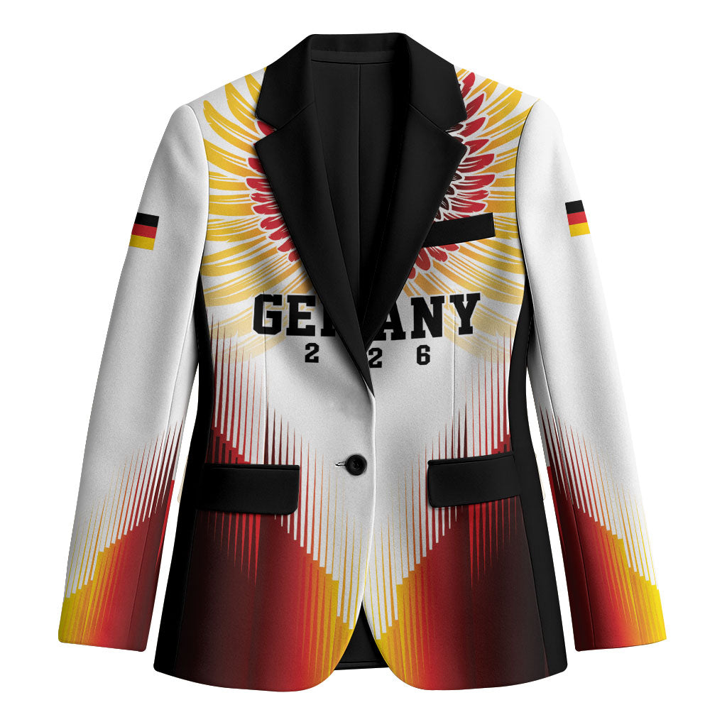 Custom Germany Football 2026 Blazer Deutschland Eagle Wings Special Style