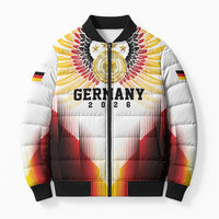 Custom Germany Football 2026 Bomber Puffer Jacket Deutschland Eagle Wings Special Style