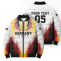 Custom Germany Football 2026 Bomber Puffer Jacket Deutschland Eagle Wings Special Style