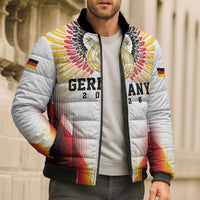 Custom Germany Football 2026 Bomber Puffer Jacket Deutschland Eagle Wings Special Style