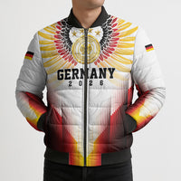 Custom Germany Football 2026 Bomber Puffer Jacket Deutschland Eagle Wings Special Style