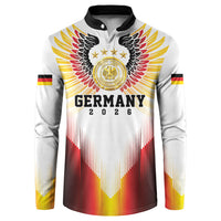 Custom Germany Football 2026 Button Sweatshirt Deutschland Eagle Wings Special Style