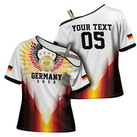Custom Germany Football 2026 Cross Shoulder Shirt Deutschland Eagle Wings Special Style