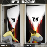 Custom Germany Football 2026 Door Cover Deutschland Eagle Wings Special Style