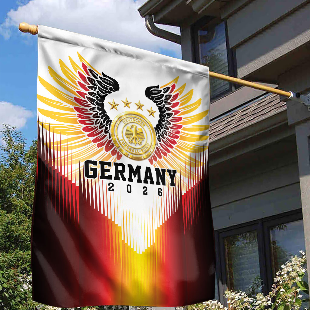 Germany Football 2026 Garden Flag Deutschland Eagle Wings Special Style