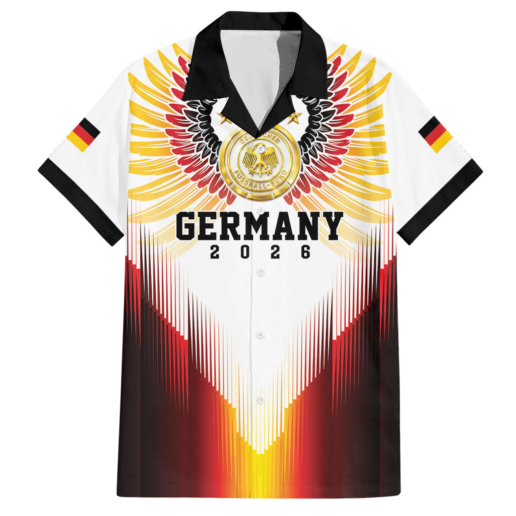 Custom Germany Football 2026 Hawaiian Shirt Deutschland Eagle Wings Special Style