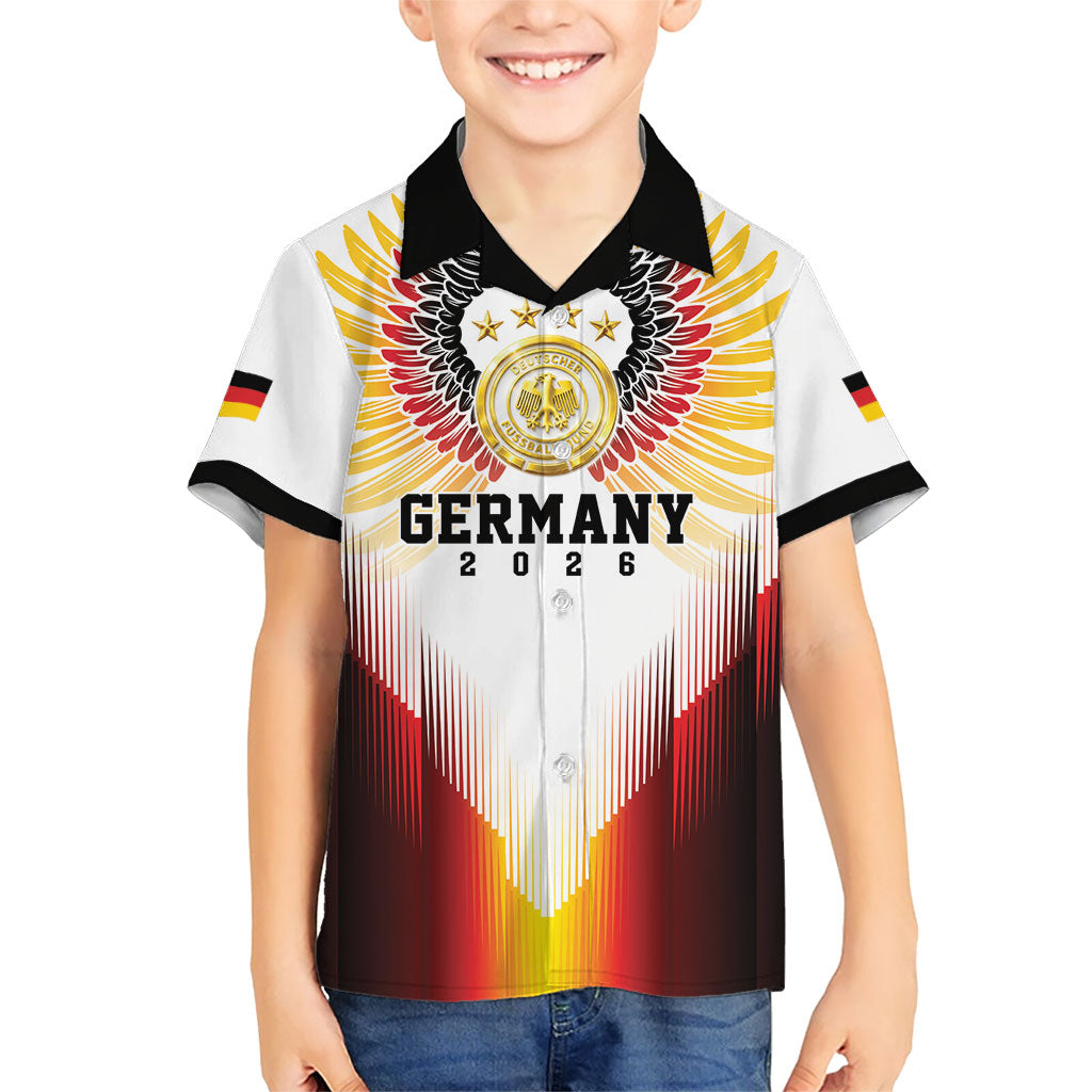 Custom Germany Football 2026 Hawaiian Shirt Deutschland Eagle Wings Special Style