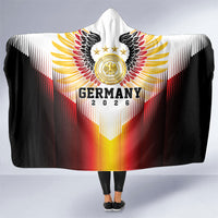 Germany Football 2026 Hooded Blanket Deutschland Eagle Wings Special Style