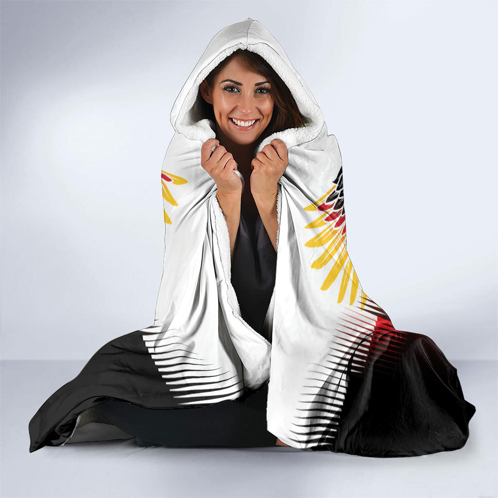 Germany Football 2026 Hooded Blanket Deutschland Eagle Wings Special Style