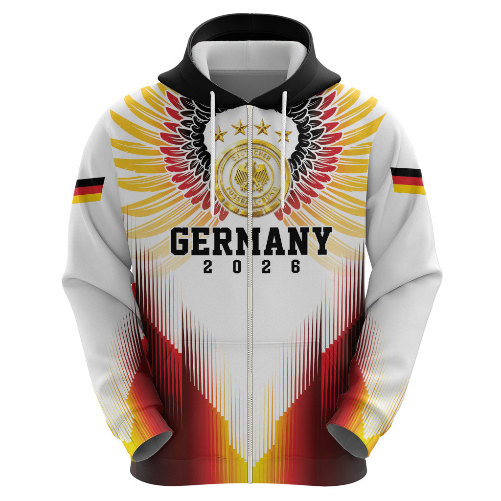 Custom Germany Football 2026 Hoodie Deutschland Eagle Wings Special Style