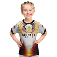 Custom Germany Football 2026 Kid T Shirt Deutschland Eagle Wings Special Style