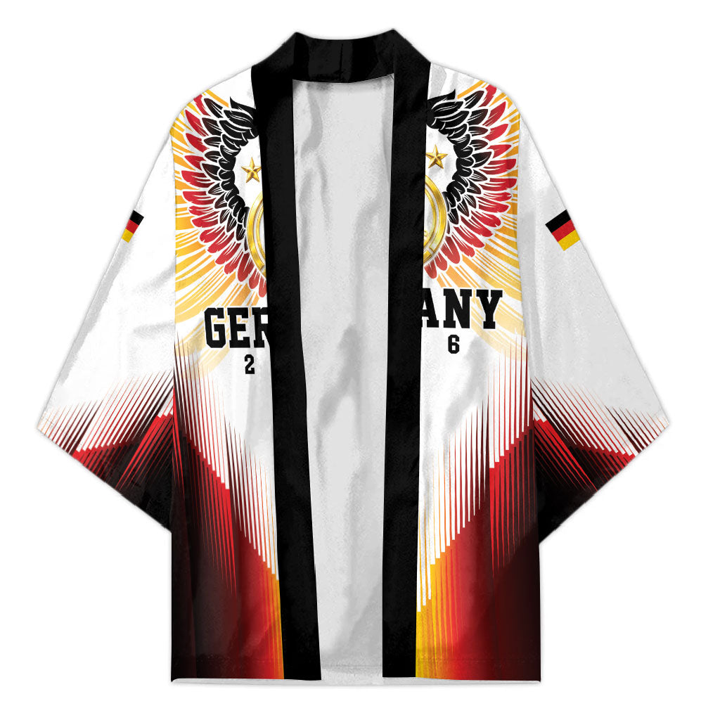 Custom Germany Football 2026 Kimono Deutschland Eagle Wings Special Style