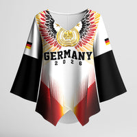 Custom Germany Football 2026 Kimono Sleeve Blouse Deutschland Eagle Wings Special Style