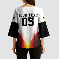 Custom Germany Football 2026 Kimono Sleeve Blouse Deutschland Eagle Wings Special Style