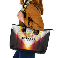 Germany Football 2026 Leather Tote Bag Deutschland Eagle Wings Special Style