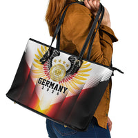 Germany Football 2026 Leather Tote Bag Deutschland Eagle Wings Special Style