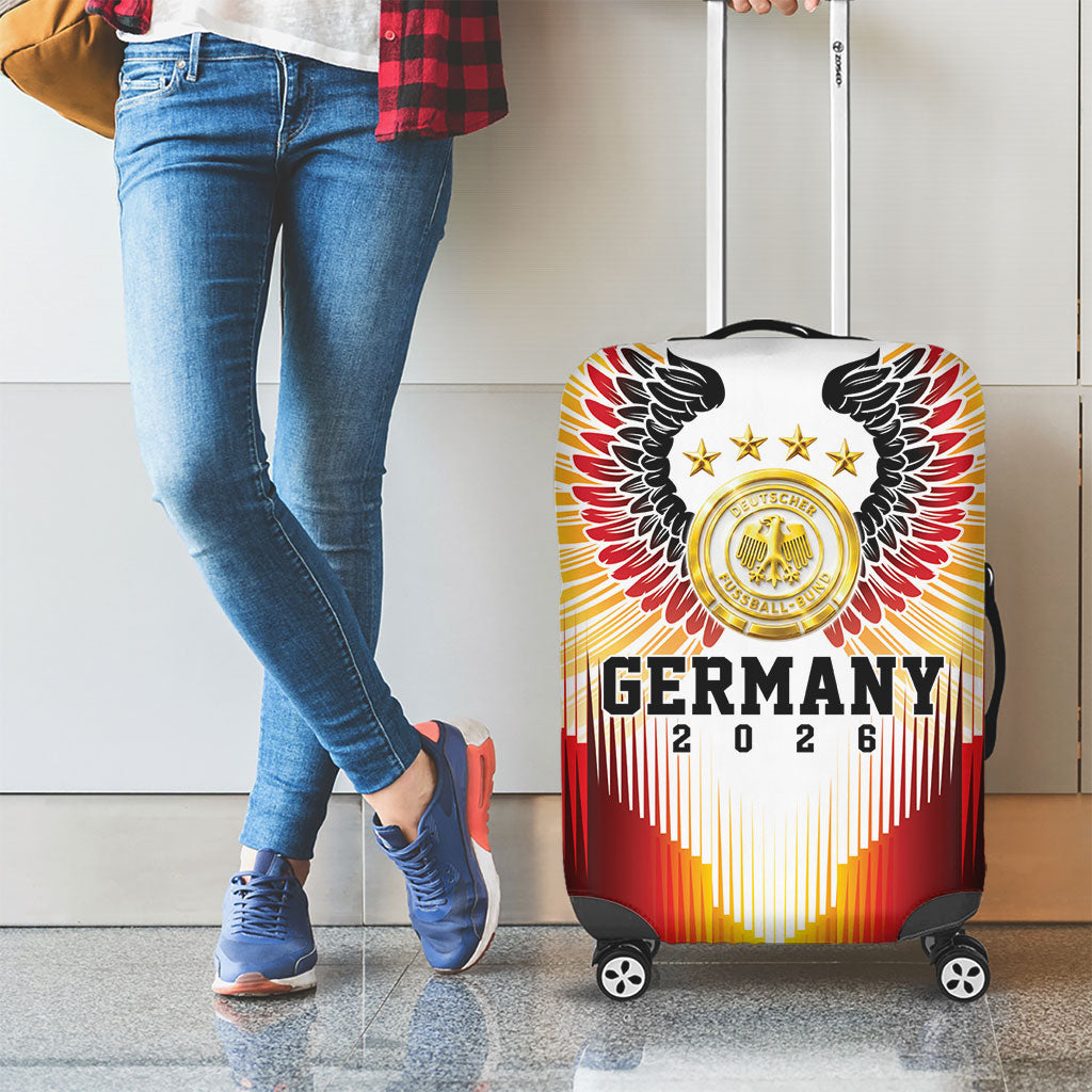 Germany Football 2026 Luggage Cover Deutschland Eagle Wings Special Style