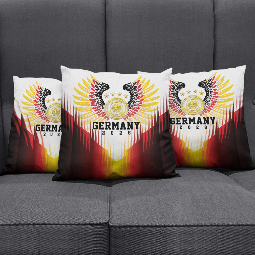 Germany Football 2026 Pillow Cover Deutschland Eagle Wings Special Style