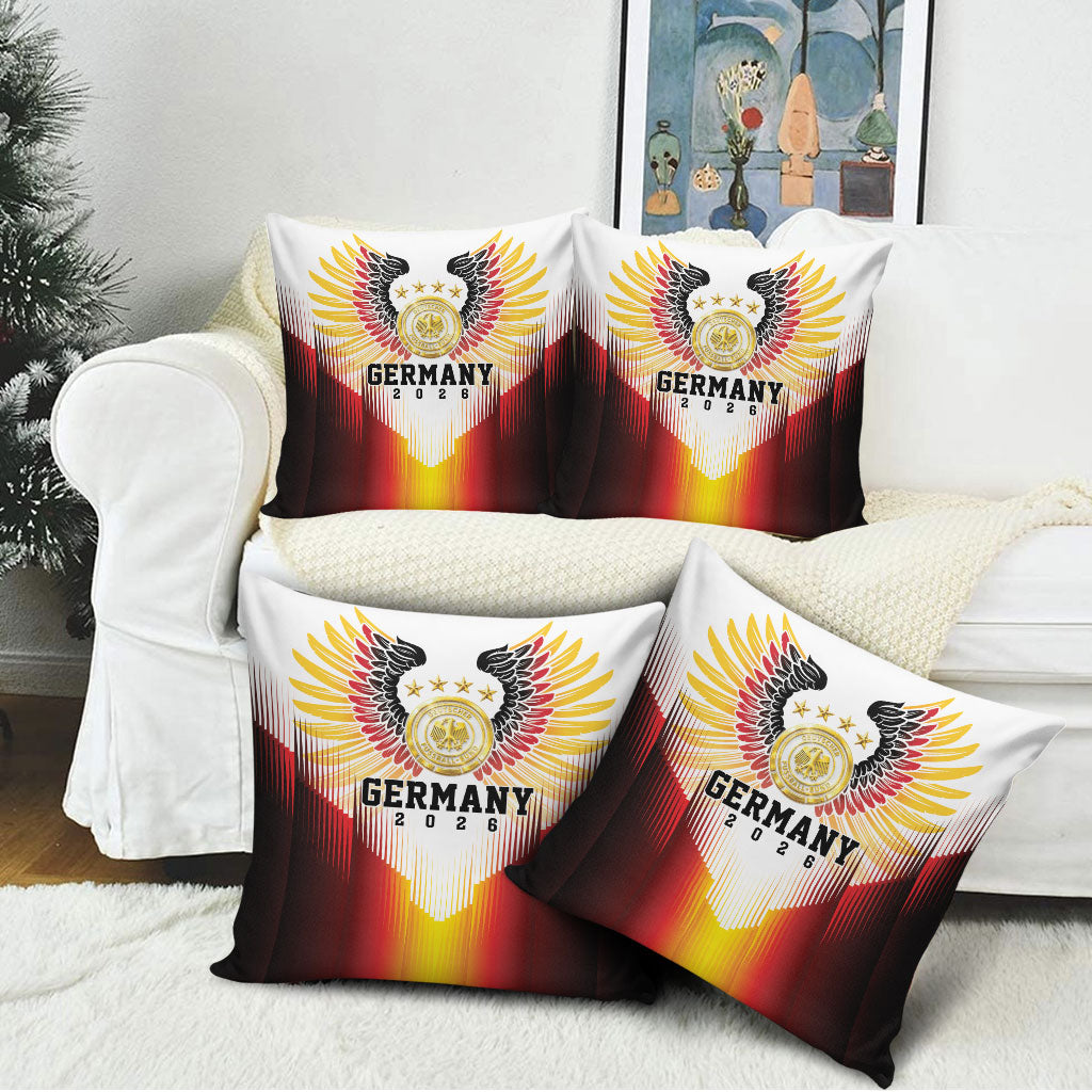 Germany Football 2026 Pillow Cover Deutschland Eagle Wings Special Style