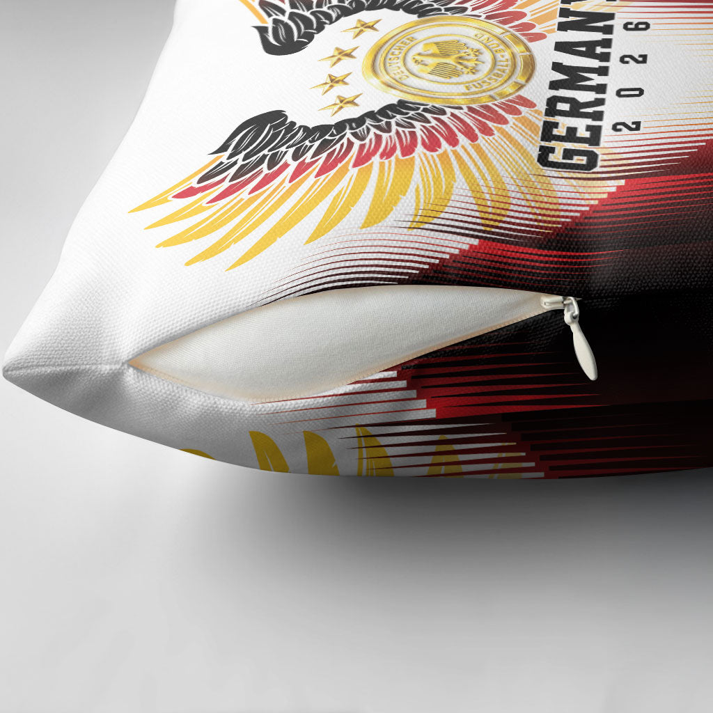 Germany Football 2026 Pillow Cover Deutschland Eagle Wings Special Style