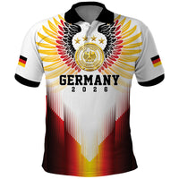 Custom Germany Football 2026 Polo Shirt Deutschland Eagle Wings Special Style
