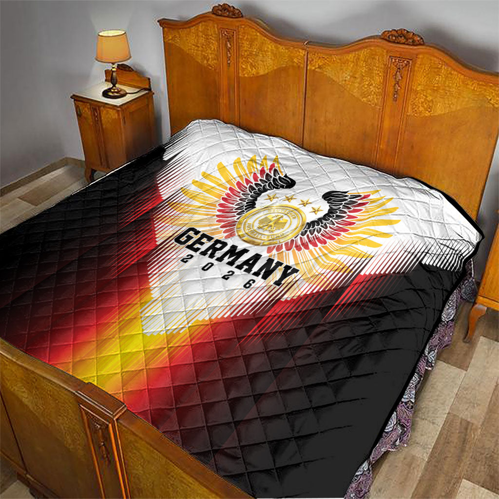 Germany Football 2026 Quilt Deutschland Eagle Wings Special Style