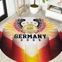 Germany Football 2026 Round Carpet Deutschland Eagle Wings Special Style