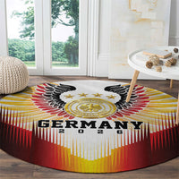 Germany Football 2026 Round Carpet Deutschland Eagle Wings Special Style