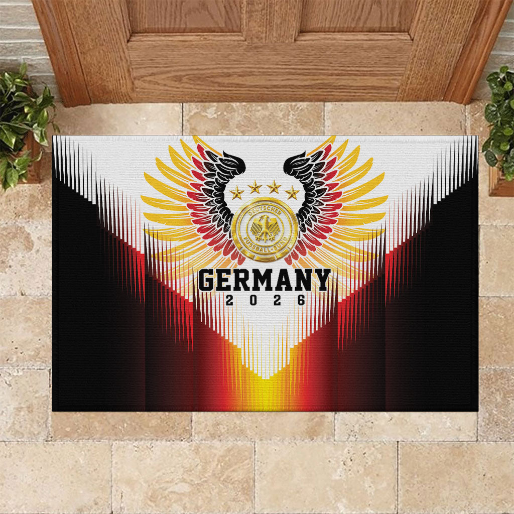 Germany Football 2026 Rubber Doormat Deutschland Eagle Wings Special Style