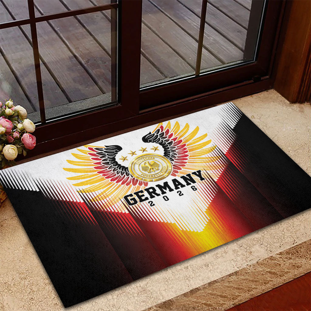 Germany Football 2026 Rubber Doormat Deutschland Eagle Wings Special Style