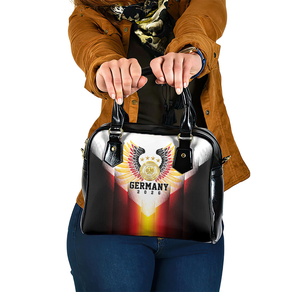 Germany Football 2026 Shoulder Handbag Deutschland Eagle Wings Special Style