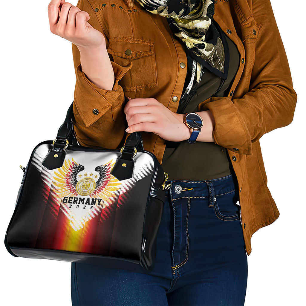 Germany Football 2026 Shoulder Handbag Deutschland Eagle Wings Special Style