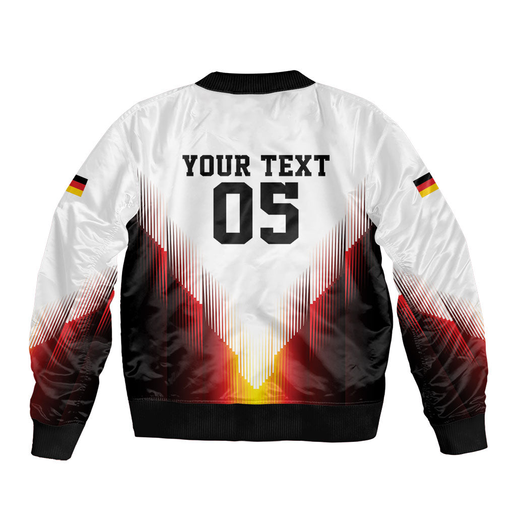 Custom Germany Football 2026 Sleeve Zip Bomber Jacket Deutschland Eagle Wings Special Style