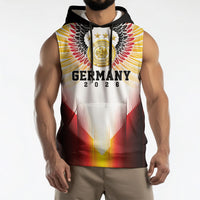 Custom Germany Football 2026 Sleeveless Hoodie Deutschland Eagle Wings Special Style