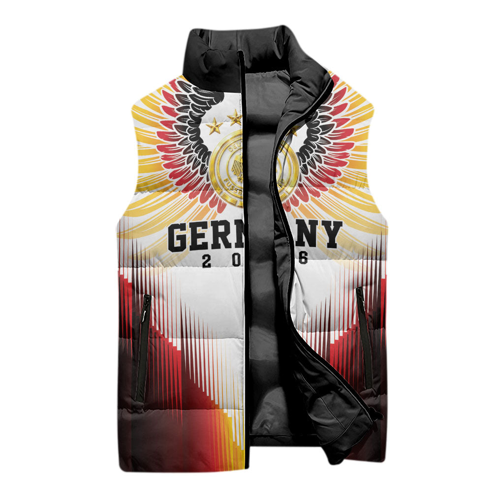 Custom Germany Football 2026 Sleeveless Puffer Jacket Deutschland Eagle Wings Special Style