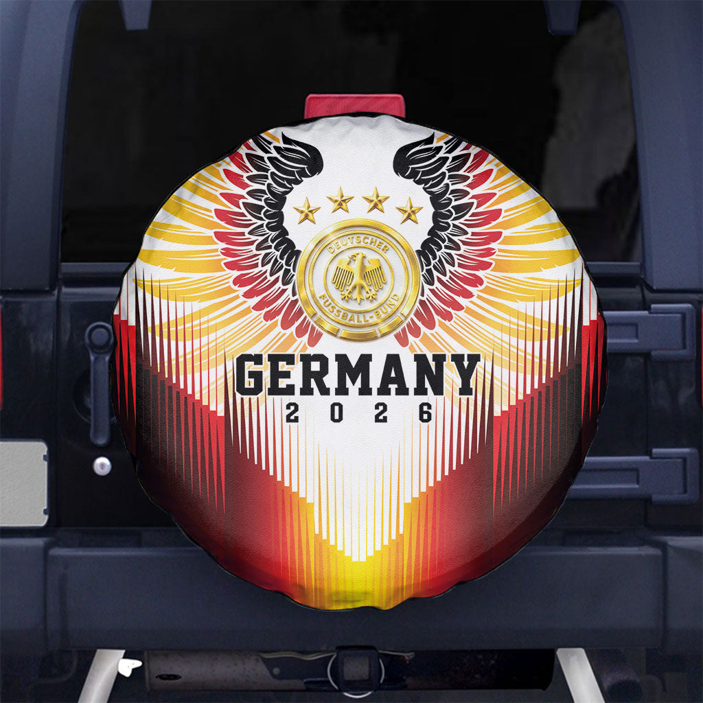 Germany Football 2026 Spare Tire Cover Deutschland Eagle Wings Special Style